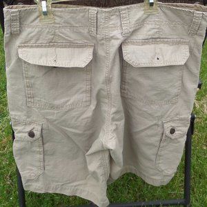 Faded Glory Mens' Tan Khaki Shorts 34"